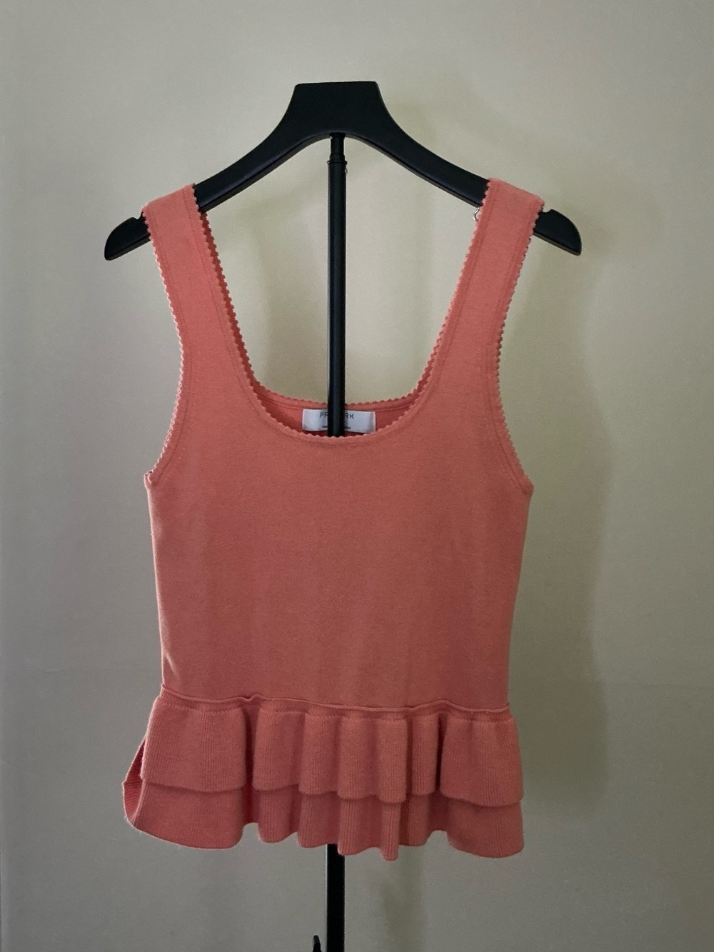 Primark Coral Ruffle-Hem Knit Tank - Picture 2 of 7